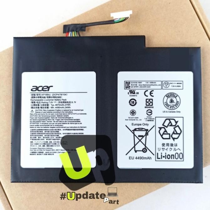 Baterai Acer Aspire Switch Alpha 12 Sa5-271 N16P3 N17P5 Ap16B4J Sw512