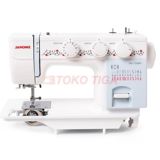 New Mesin Jahit Semi Portable Janome Ns 7330 N / Ns 7330N (Body Besi)