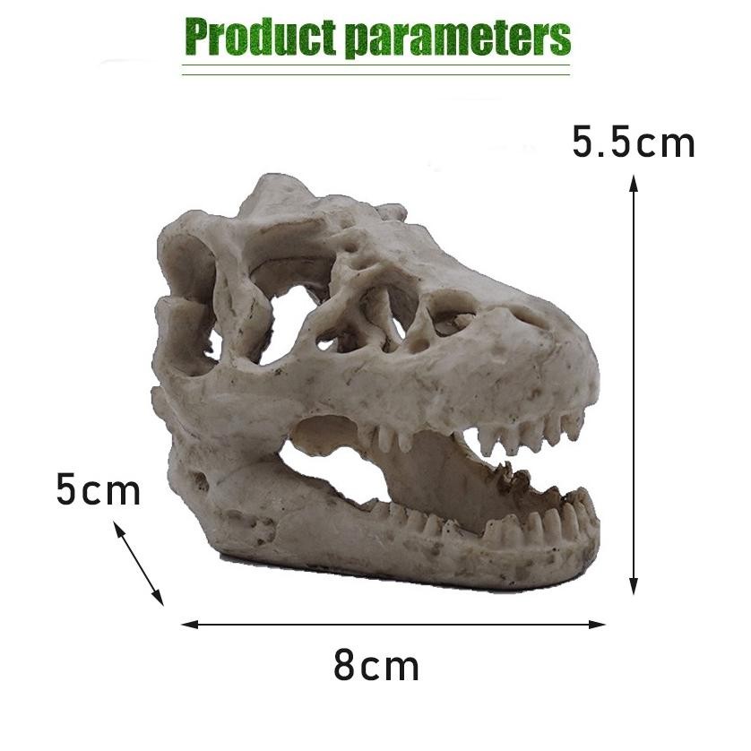 Kebutuhan Akuarium Dinosaurus Tengkorak Hiasan Akuarium Fosil / Aquascape Tengkorak Tangki Ikan / De