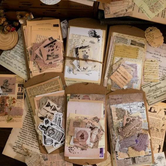 

Cuci Gudang Paket Set Scrapbook Stickers Vintage Pack Stiker Deco 30 Lembar DIY Viral