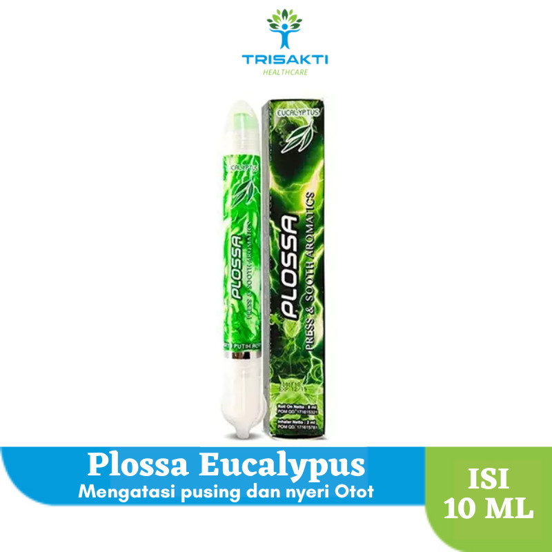 PROMO PLOSSA MINYAK ANGIN 2IN1 AROMA EUCALYPTUS 10 ML TERMURAH