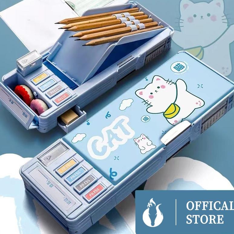 

Paling Laris! Tempat Pensil multifungsi/Kapasitas besar, taman kanak-kanak/Motif Unicorn / Dinosaurus / Astronot Untuk Anak Sale