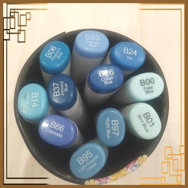 

[WHB] COPIC SKETCH B SERIES (BLUE) PRELOVED