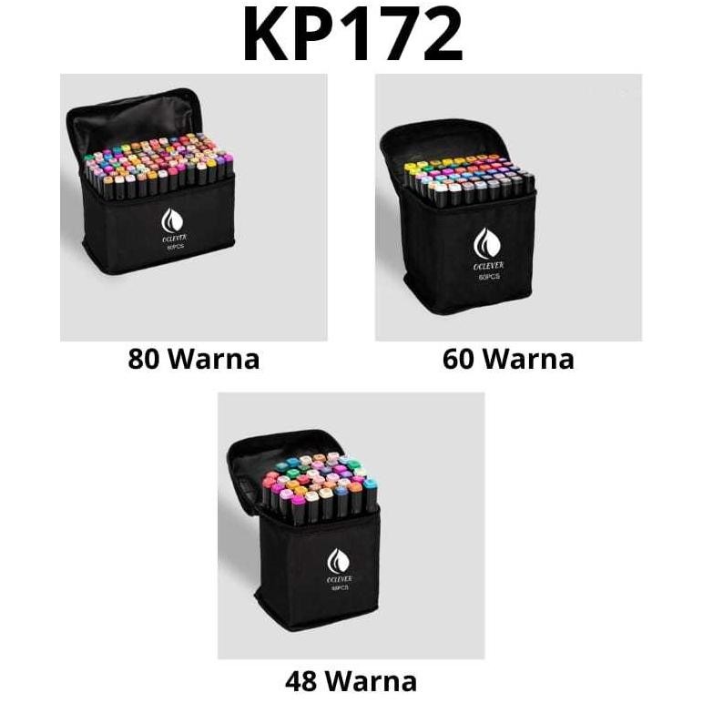 

y-76 GOKIDO - KP172 SPIDOL WARNA WARNI SKETSA SPIDOL UMUM 1 SET SKETCH MARKER 2 TIP TOUCH MARKER SPIDOL ANAK 48 60 80 WARNA Viral