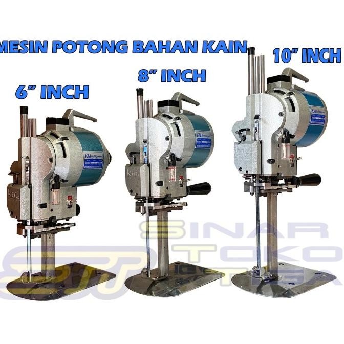 New Riccar Km 103 Mesin Potong Bahan - Kain - 6' Inch - 8' Inch - 10 Inch