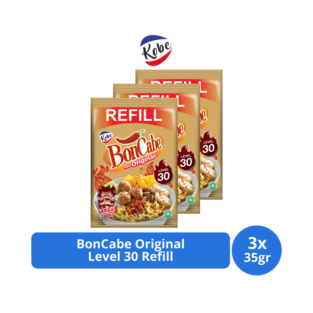 

Kobe BonCabe Original Level 30 Refill 35gr x 3 pcs