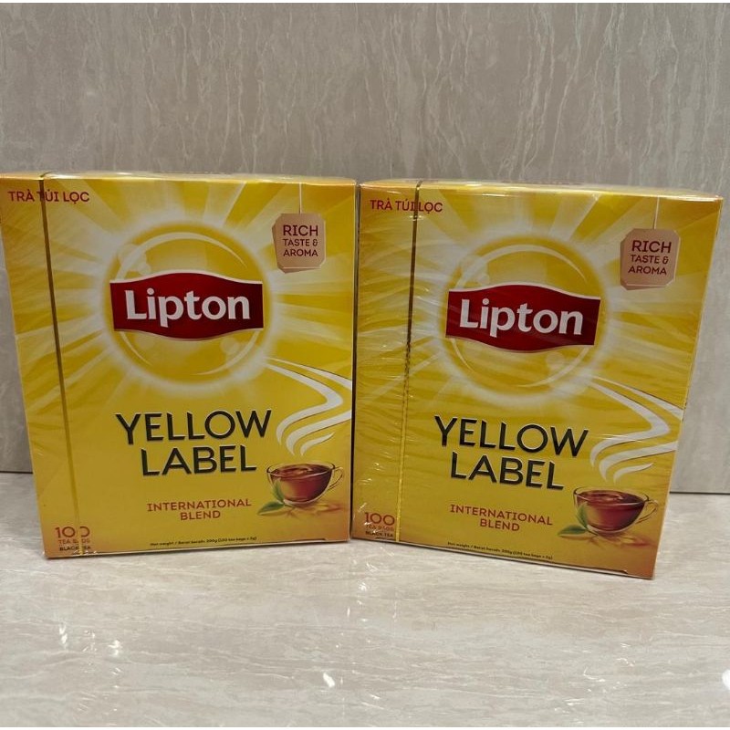 

lipton yellow label 100 tea bag rich taste & aroma