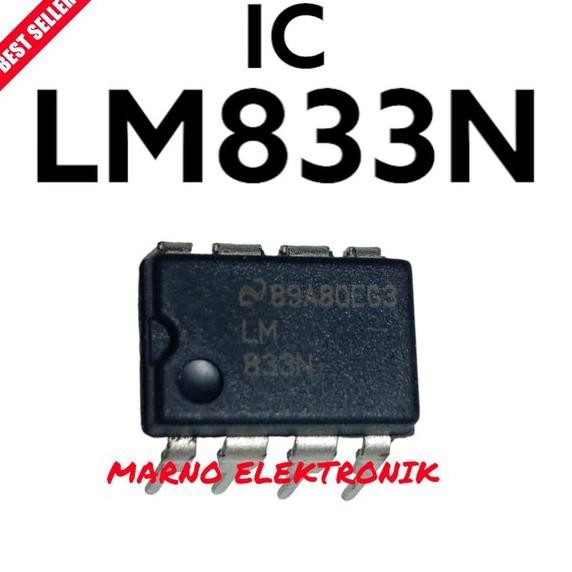 IC LM833N LM 833N LM833 LM 833 ASLI ORI ORIGINAL