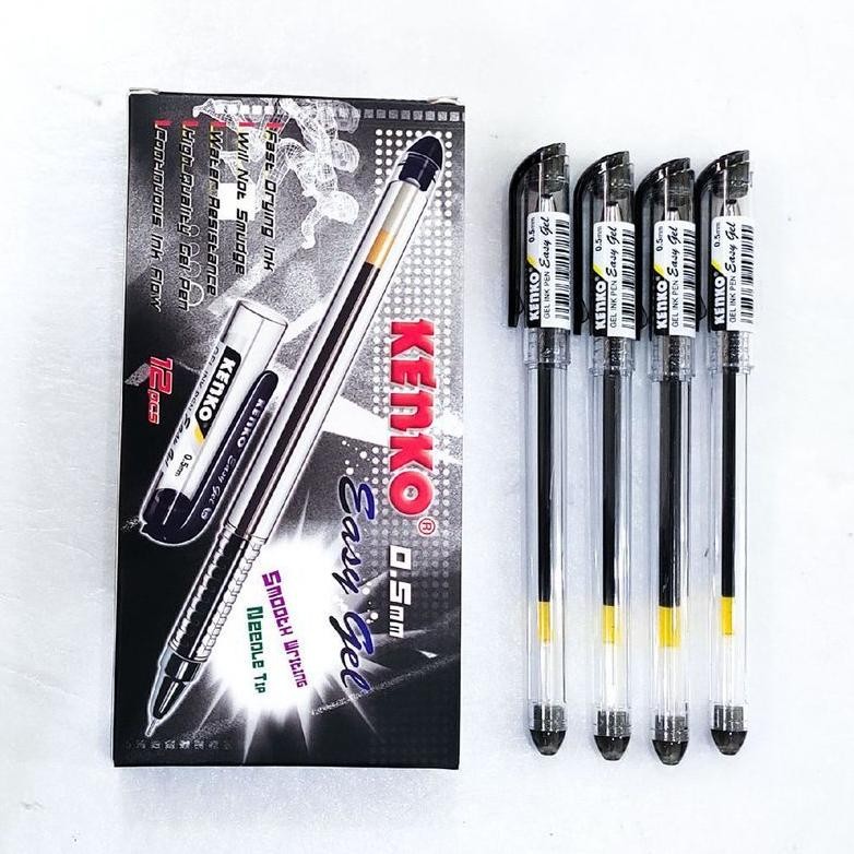 

KT78 GEL PEN Pulpen Pena Kenko Easy Gel 0.5mm (lusin) Original