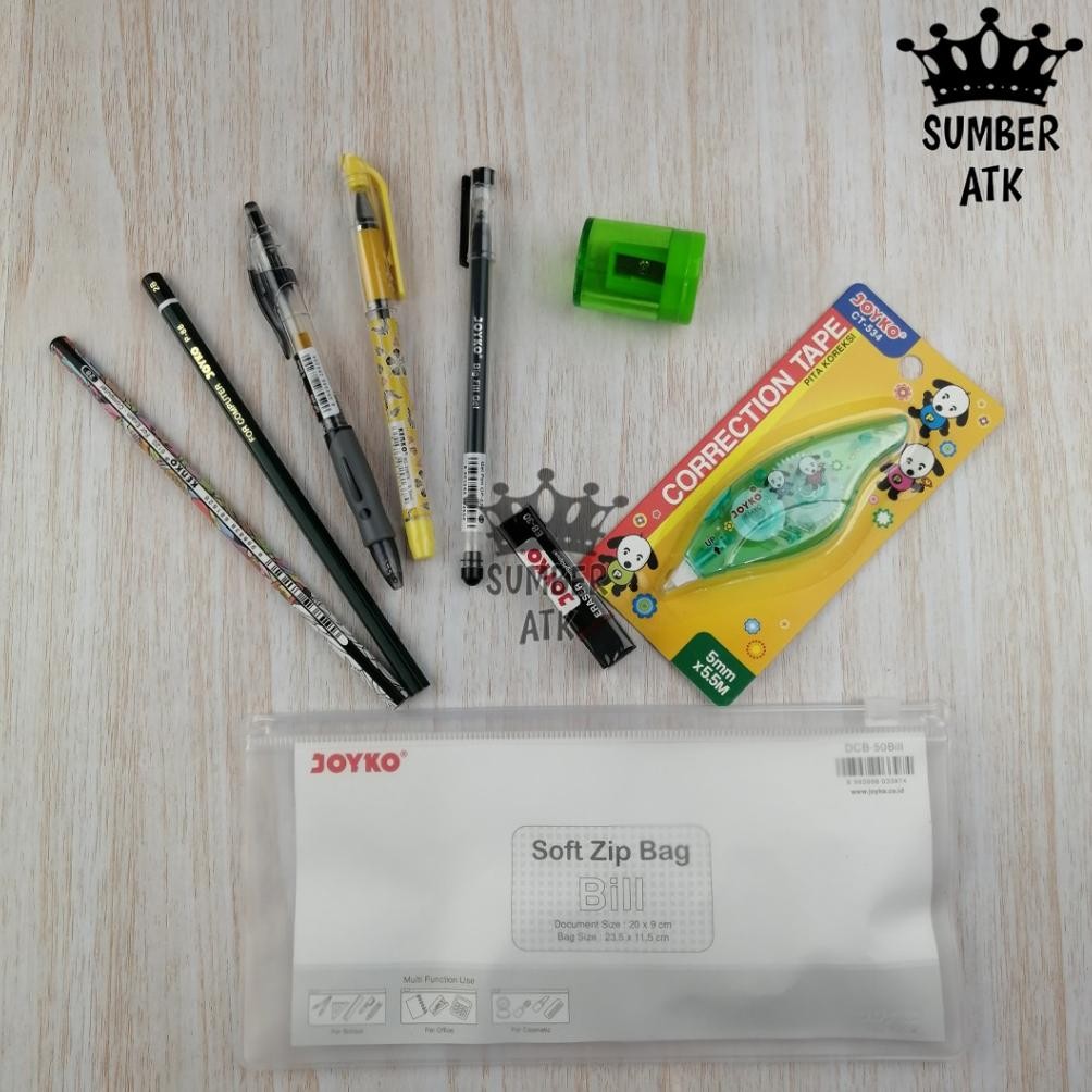 

fgk-45 PAKET Gel Pen dan Pensil ATK SET - SUMBER ATK Hemat