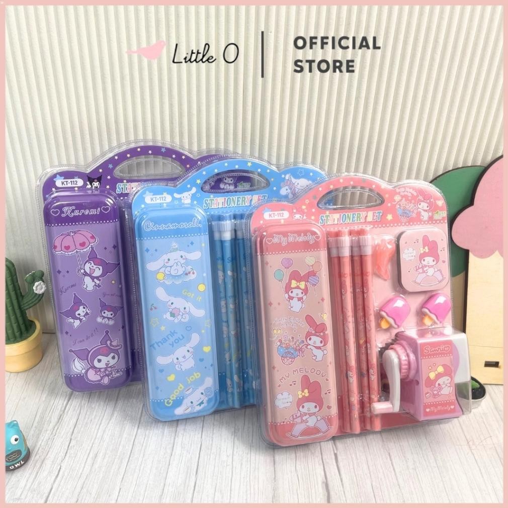 

BYP-27 Set Alat Tulis Anak Set 11in1 Alat Tulis Sanrio Unicorn Goodiebag Ulang Tahun Kotak Pensil Rautan Pensil Hapusan Termurah