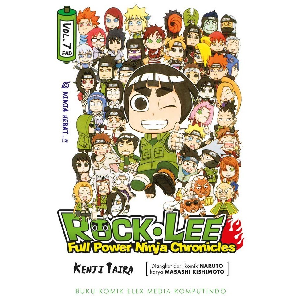 Rock Lee Full Power Ninja Chronicles 7 - Masashi Kishimoto KOMIK