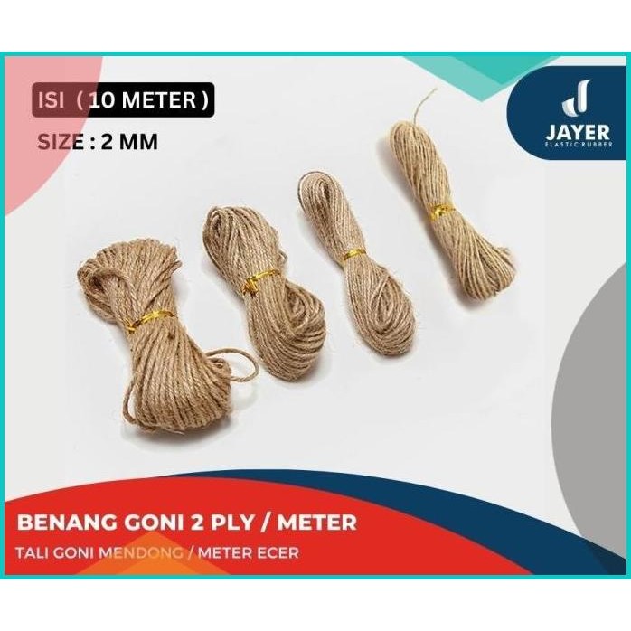 

Tali Rami Goni Per Roll isi 10 Meter / Tali Rami Vintage 2Ply / 3 Ply