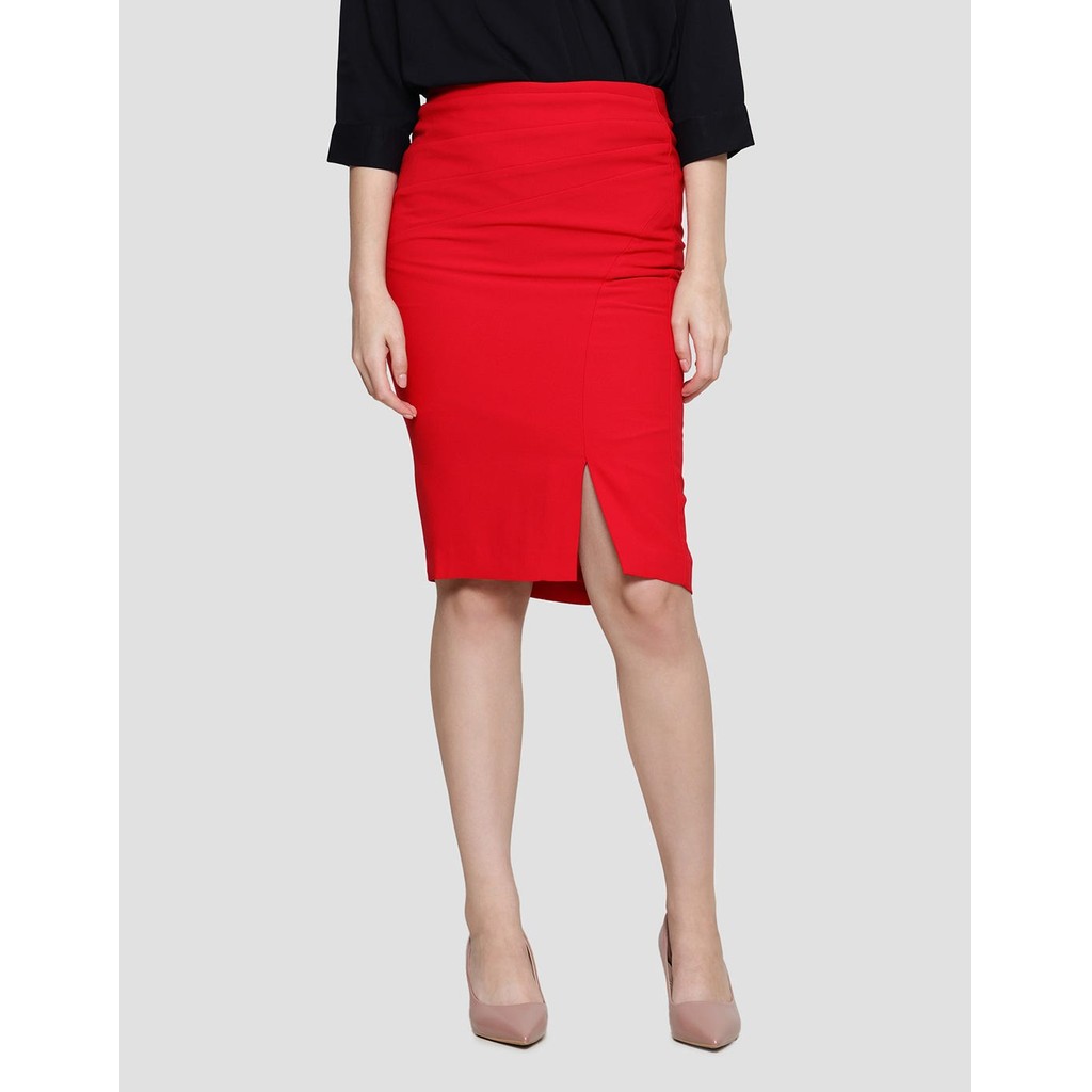 Cardinal Femme Front Slit Rok Wanita 110236602