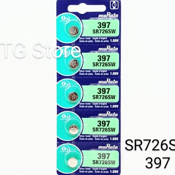 Baterai Murata Sr726Sw 397 Batrai Jam Tangan Sr726 Ag2 Sr726W