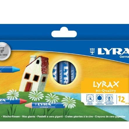 

Lyra Giant Wax Crayon - 12 Colors - 5701120