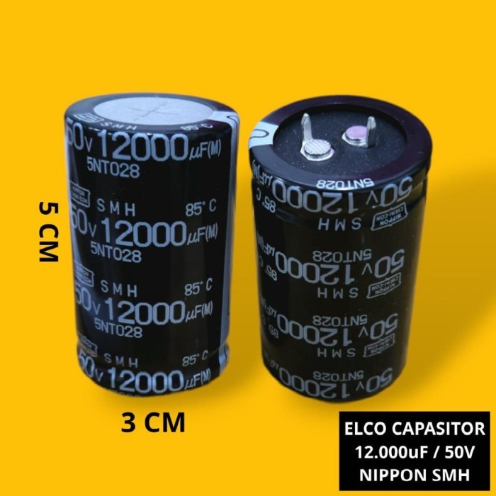 yang dicari] Elco 12.000uf 50V / Elco 12000uf 50V Nippon SMH