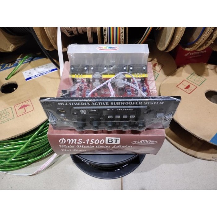 +++++] Kit Power Aktif DMS 1500 MP3 Bluetooh Aktive DMS1500 Platinum