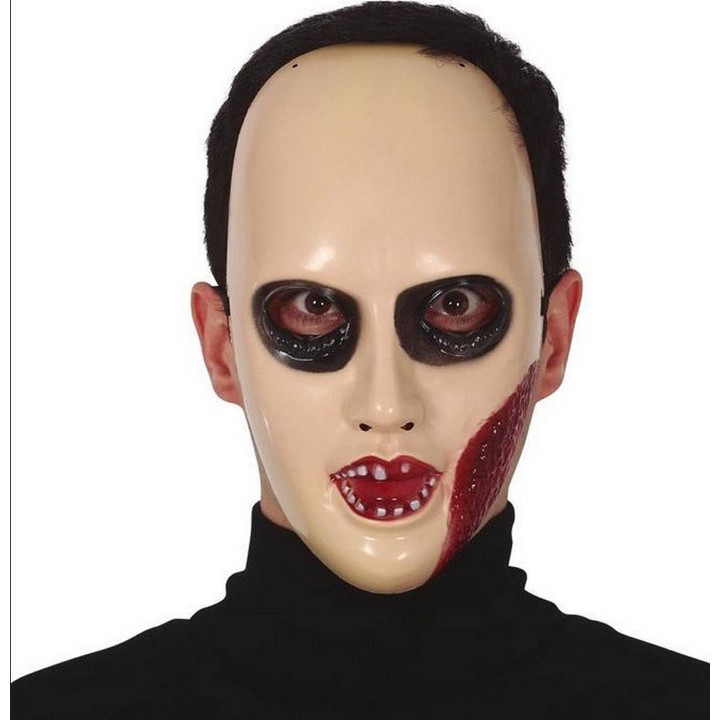 ```````] Topeng Hantu Topeng Pocong Topeng Seram Halloween MAsk 1219-314