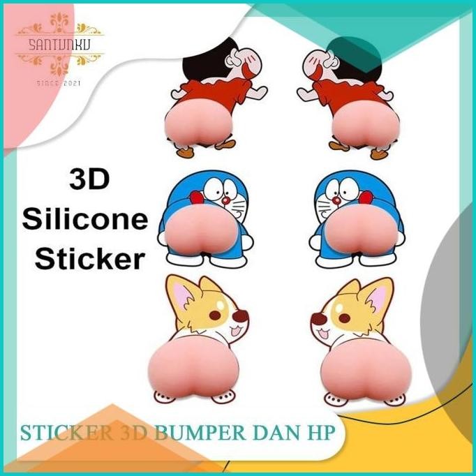 

STICKER LUCU 3D BUMPER STIKER PANTAT SERBAGUNA [SANTUNKU] 140BZ4 spar