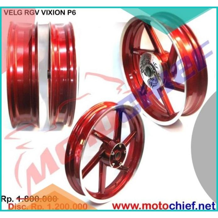 Velg Takazawa Vixion Old Hitam Palang 6 140BZ4 perkakas