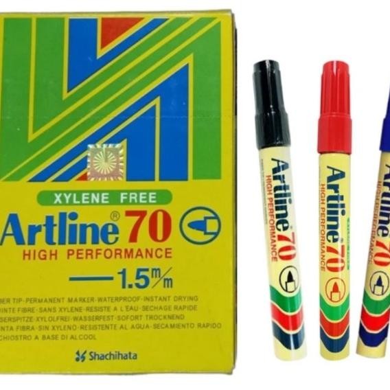 

Spidol Permanent Merk Artline Ek-70 @12Pcs