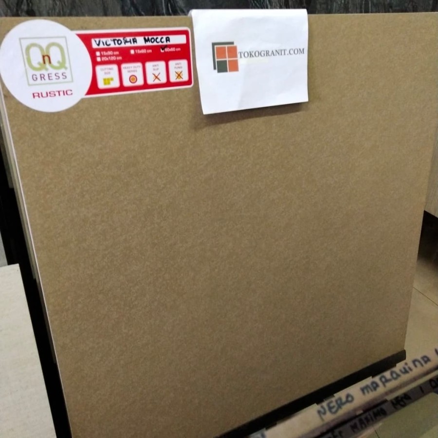 GRANIT LANTAI QNQ VICTORIA MOCCA MATTE 60X60/1.44M/DUS[FREE ONGKIR]