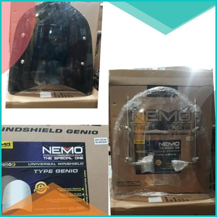 visor tameng angin motor beat tebal kaca pelindung angin nemo 140BZ4