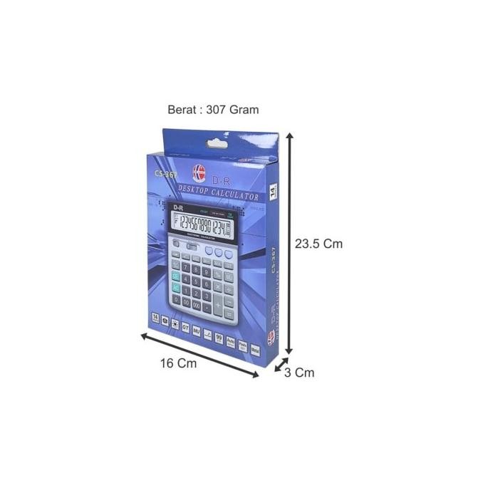 

SD83 Kalkulator D-R CS367 (14 Digit) Hemat