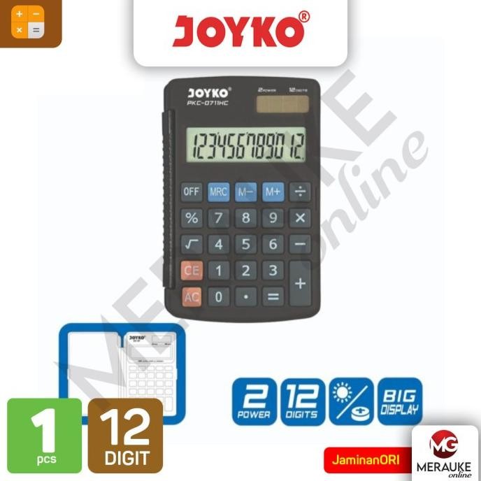 

Promo! JOYKO Kalkulator 12 Digits PKC-0711HC Murah