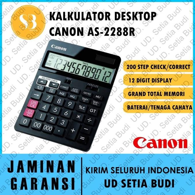 

df-8 Kalkulator CANON AS-2288 R Asli dan Bergaransi Murah