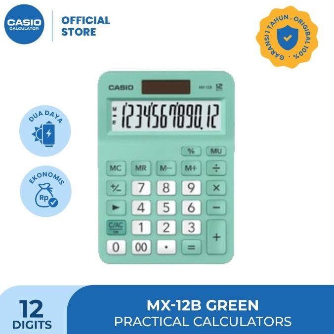 

ede-78 Casio Value Series Calculator MX-12B Termurah