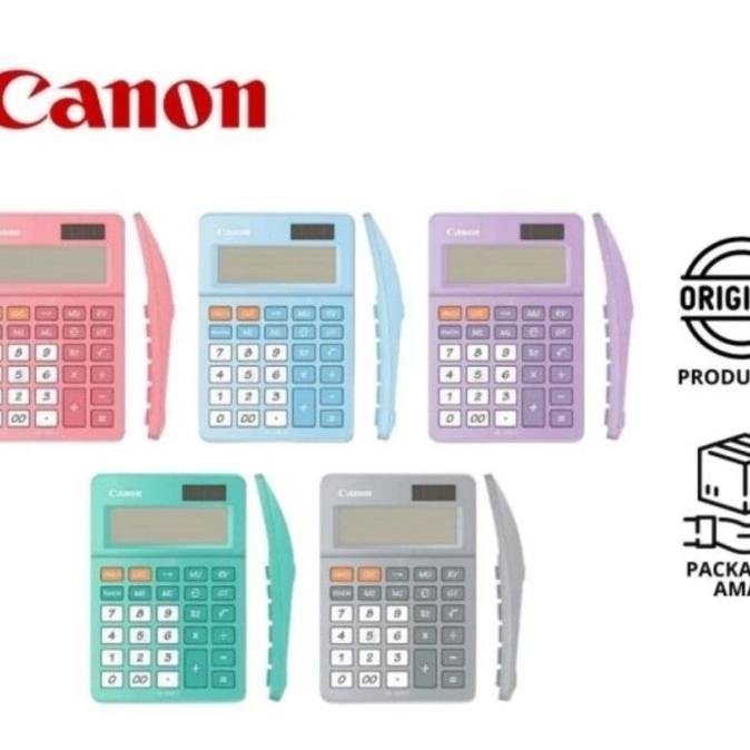 

rt-69 KALKULATOR DESKTOP CANON AS-120V STYLIST COLOR - CALCULATOR MEJA WARNA Premium