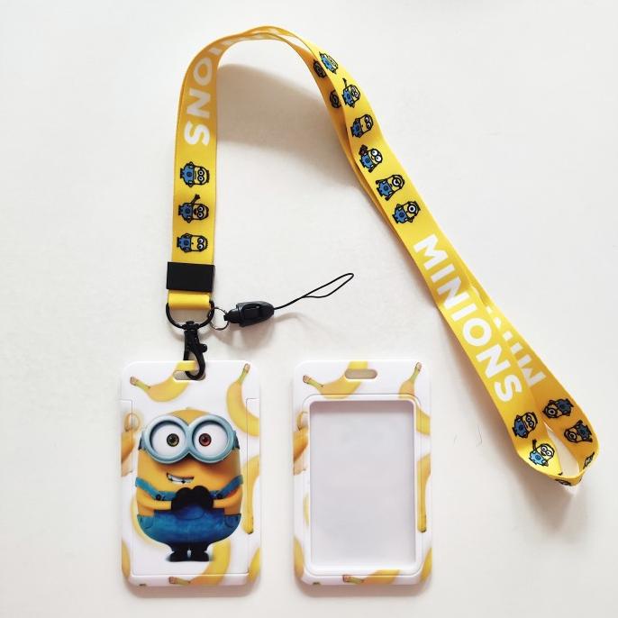 

ID Card Holder Name Tag Lanyard / Kalung Wadah Kartu Minion Lucu