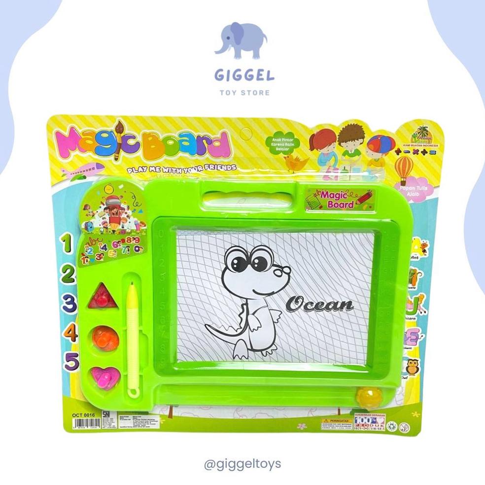 

Terlaris [ Giggel ] Mainan Edukasi Papan Tulis / Magnet Magnetic Drawing Board