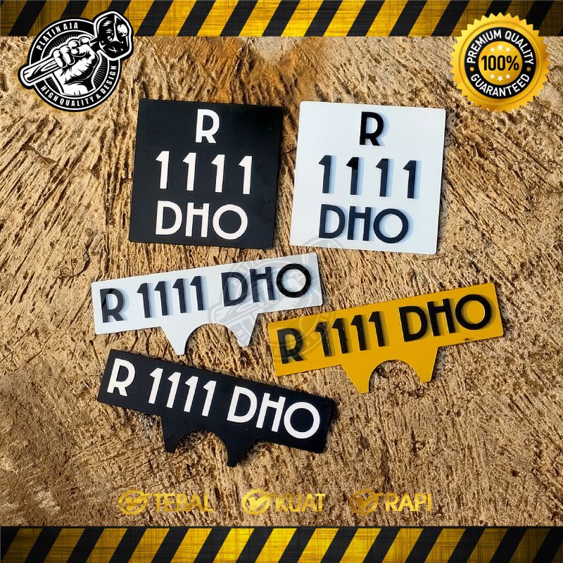 PLAT NOMER VESPA JADUL | PLAT NOMOR VESPA JADUL