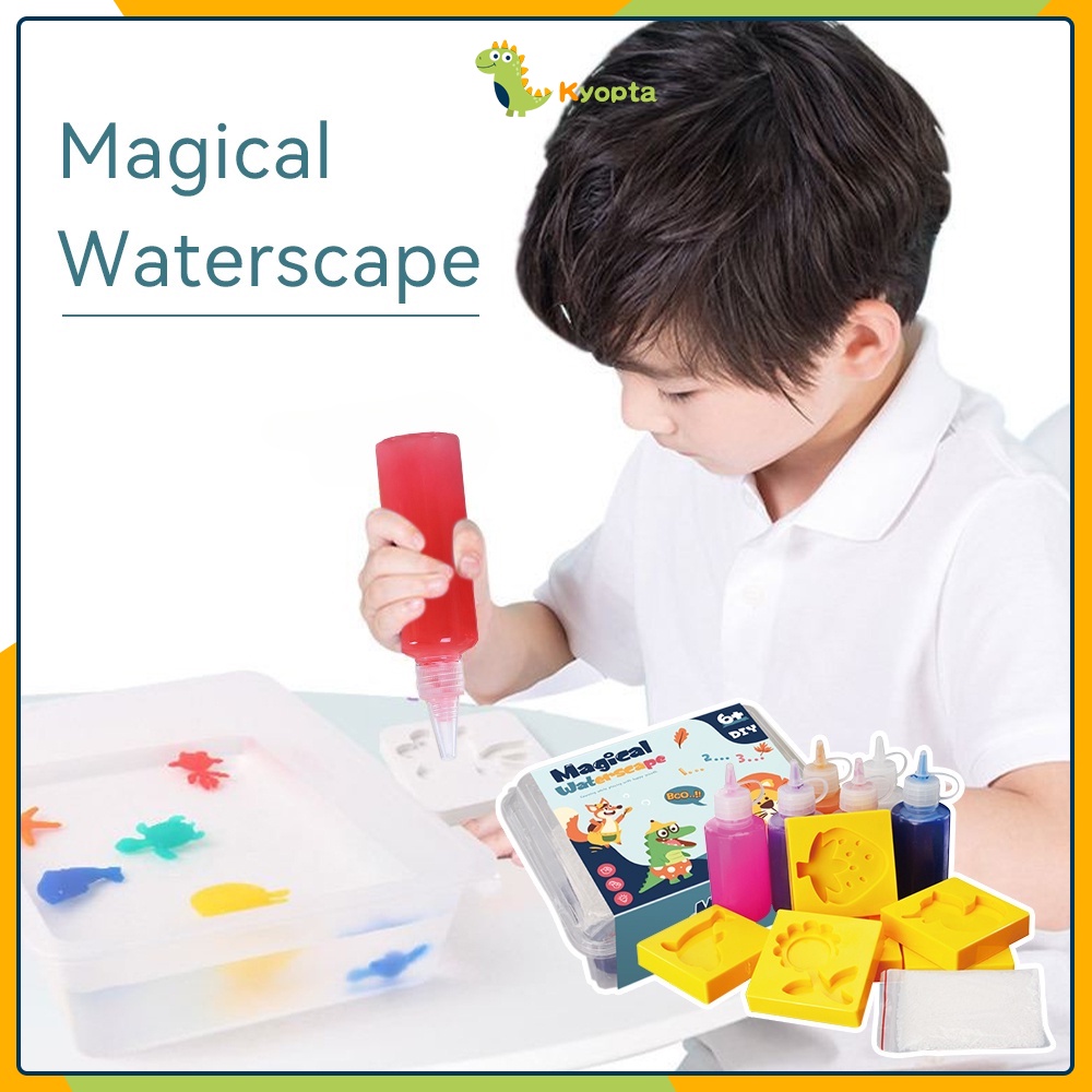 Kyopta Magical waterscape water jelly kreatifitas anak edukasi magical waterscape refill