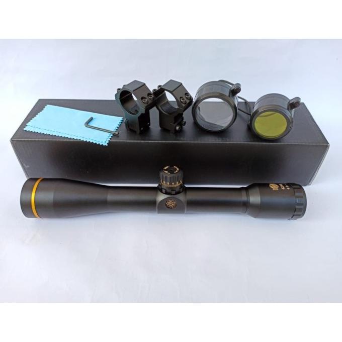 TELESKOP HAKKO 4X40 TUBE 30 RING GOLD ORIGINAL