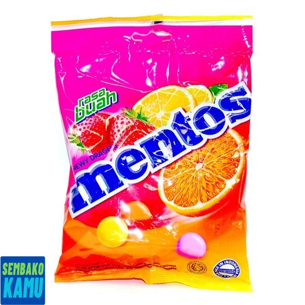 

Mentos Fruit Bag 121.5 gr - Permen