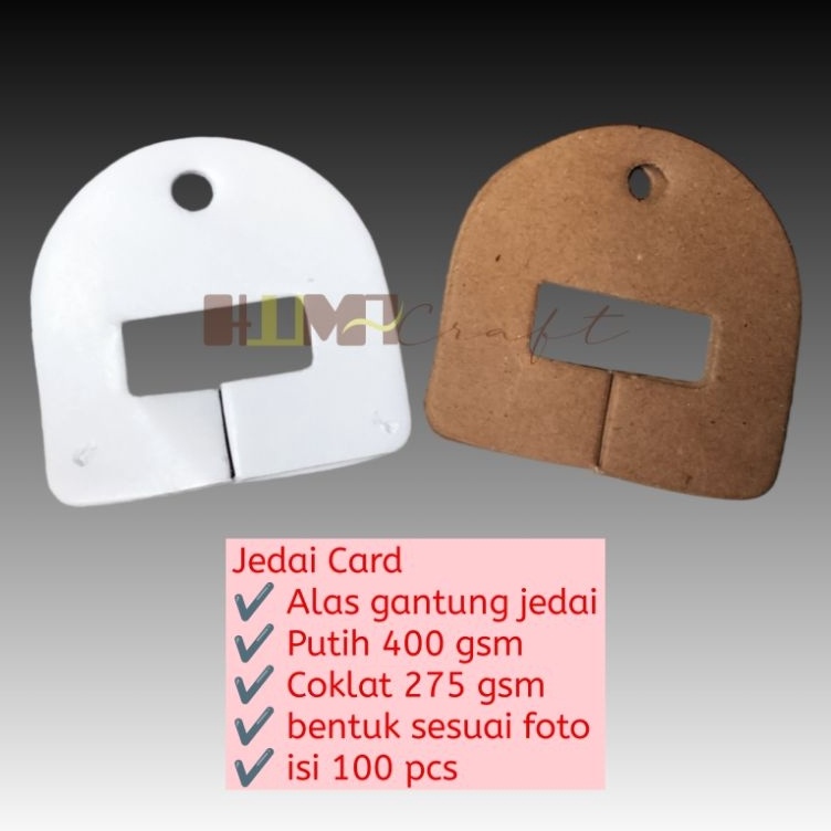 

Kirim Langsung VIQSP Alas Jedai Polos 100 pcs Putih / Coklat D40 ✱Ready