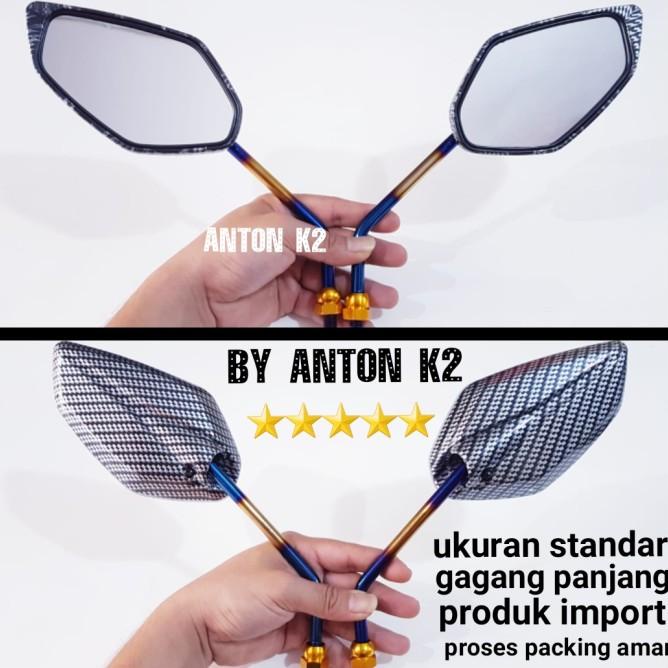 Kaca Spion Carbon Variasi Motor Freego/Aerox 155/Lexi/Nmax/N Max New