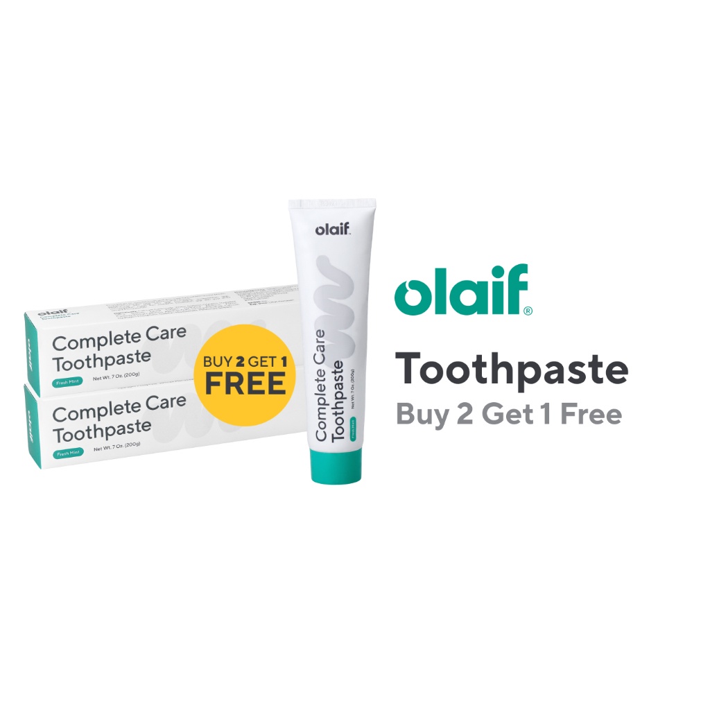 Olaif Complete Care Toothpaste 200g / Pro Clean Toothbrush