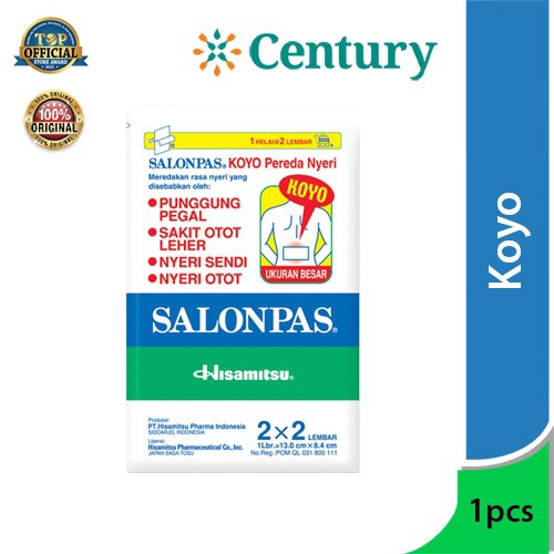 Koyo Salonpas Ukuran Besar / Pegal Linu / Nyeri Otot