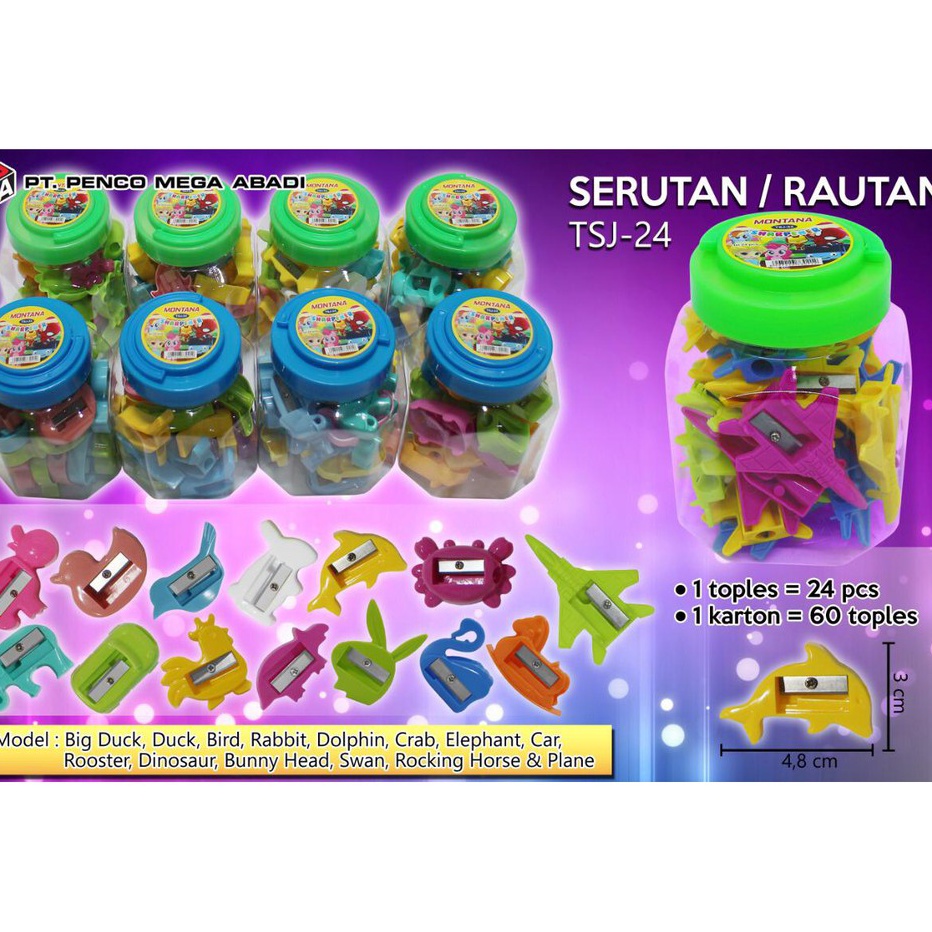 

⋆Diskon➨ rautan /serutan 1 toples isi 24 biji C93 ✴