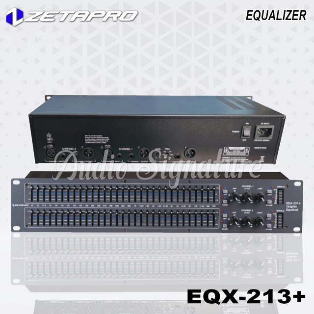 Equalizer Equaliser ZETAPRO EQX 231+ / EQX 231 + Original