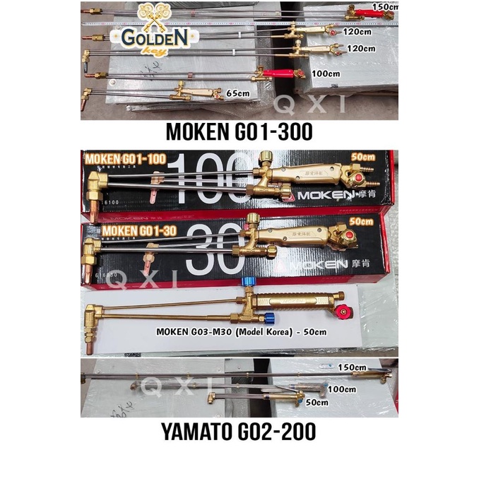 Cutting Torch Moken G01-300 Panjang 120Cm Stang Las Blender Potong 120