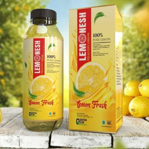 

Lemonesh Lemon Fresh Sari Lemon Murni 500ml 100% Asli Original lemon