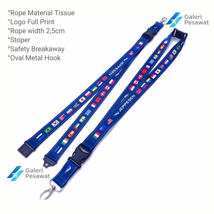 

Lanyard / Gantungan Tali ID Jeppesen Premium