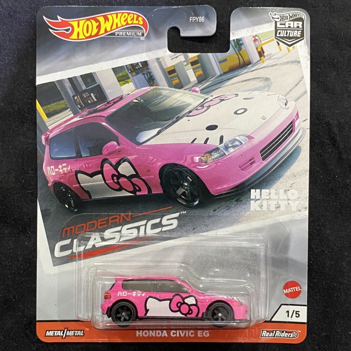 FLASH SALE HOTWHEELS HONDA CIVIC EG HELLO KITTY TERLARIS