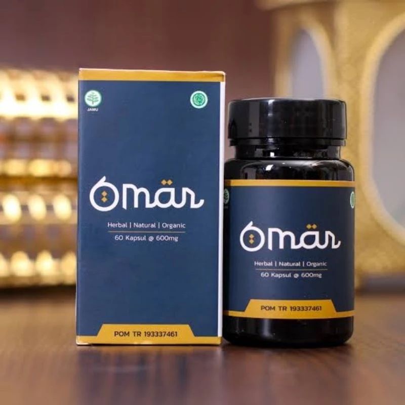 OMAR-OMAR OBAT HERBAL PRIA Asli Original Obat Untuk stamina pria dewasa isi 60 Capsul BPOM
